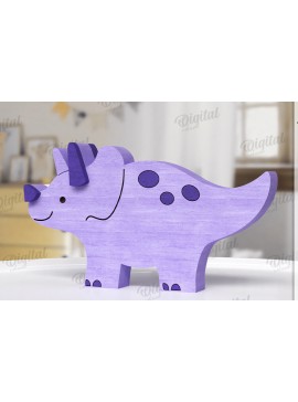 Intra απο ξύλο plywood 3mm-4mm πάχος - Αστεία Dino Shelf Sitter  Δίασταση 30x20 cm INTRAFABR-123766611