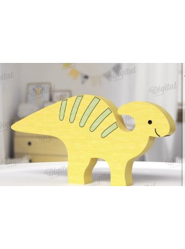 Σετ των 2 Intra απο ξύλο plywood 3mm-4mm πάχος - Αστεία Dino Shelf Sitter  Δίασταση 30x20 cm INTRAFABR-123766644