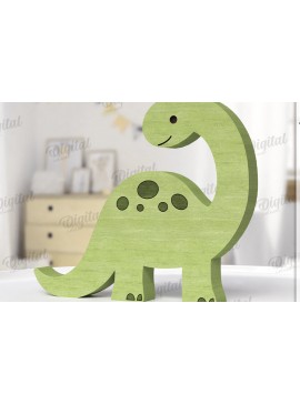 Intra απο ξύλο plywood 3mm-4mm πάχος - Αστεία Dino Shelf Sitter  Δίασταση 30x20 cm INTRAFABR-123766844