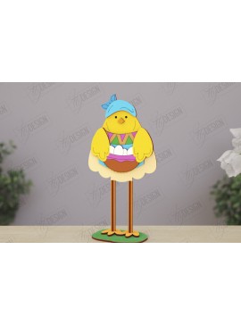 Intra απο ξύλο plywood 3mm-4mm πάχος - Αστεία  χαρακτήρων αγροικίας| CNC Δίασταση 30x20 cm INTRAFABR-121899808