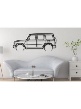 Σετ των 2 Intra απο ξύλο plywood 3mm-4mm πάχος - G-class Cut Car Silhouette G Wagon Δίασταση 20x20 cm INTRAFABR-113312899