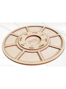 Σετ των 2 Intra απο ξύλο plywood 3mm-4mm πάχος - Game Board Tripoley, Design Laser Cut Δίασταση 230x230 cm INTRAFABR-59676435