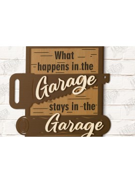 Intra απο ξύλο plywood 3mm-4mm πάχος - Πινακίδα γκαράζ|Μηχανική επιτοίχια πινακίδα |Man Cave Δίασταση 30x20 cm INTRAFABR-119067350