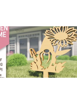 Intra απο ξύλο plywood 3mm-4mm πάχος - Garden Gnome. Πασσάλων Κήπου  Δίασταση 30x20 cm INTRAFABR-94092865