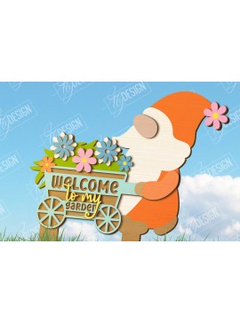 Intra απο ξύλο plywood 3mm-4mm πάχος - Πινακίδα πασσάλων κήπου | Φυτών Πασσάλων | CNC Δίασταση 30x20 cm INTRAFABR-117275331