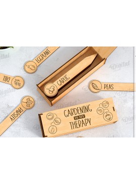 Intra απο ξύλο plywood 3mm-4mm πάχος - Πασσάλους κήπου με Box Laser Cut Δίασταση 30x20 cm INTRAFABR-121901985