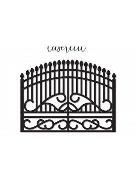 Σετ των 2 Intra απο ξύλο plywood 3mm-4mm πάχος - Gate LaserCut -  LaserCut Δίασταση 30x20 cm INTRAFABR-118041435