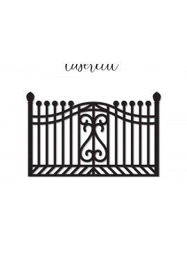 Σετ των 2 Intra απο ξύλο plywood 3mm-4mm πάχος - Gate LaserCut -  LaserCut Δίασταση 30x20 cm INTRAFABR-118041528