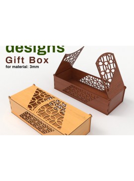 Σετ των 2 Intra απο ξύλο plywood 3mm-4mm πάχος - Κουτί δώρου Δίασταση 20x20 cm INTRAFABR-11622534