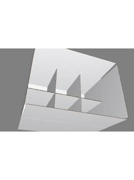 Σετ των 2 Intra απο ξύλο plywood 3mm-4mm πάχος - Κουτί δώρου Δίασταση 28x20 cm INTRAFABR-28410839