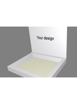 Σετ των 2 Intra απο ξύλο plywood 3mm-4mm πάχος - Πρότυπο κιβωτίου δώρου, κουτί , πρότυπο  Δίασταση 14x12 cm INTRAFABR-58524468