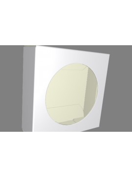 Σετ των 3 Intra απο ξύλο plywood 3mm-4mm πάχος - Πρότυπο κουτί δώρου , κουτί DXF, κουτί A4 Δίασταση 4x4 cm INTRAFABR-53131898