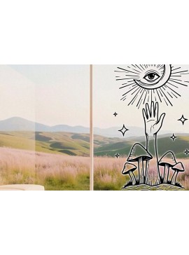 Intra απο ξύλο plywood 3mm-4mm πάχος - Γυάλινα πάνελ Μαγικός σχεδιασμός  Δίασταση 40x50 cm INTRAFABR-121807878