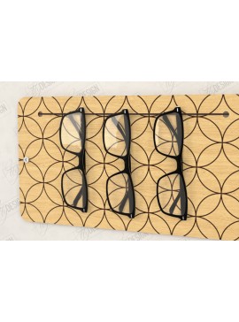 Σετ των 2 Intra απο ξύλο plywood 3mm-4mm πάχος - Βάση γυαλιών Laser Cut |Βάση γυαλιών Δίασταση 20x20 cm INTRAFABR-122896885