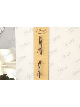 Σετ των 2 Intra απο ξύλο plywood 3mm-4mm πάχος - Βάση γυαλιών Laser Cut |Βάση γυαλιών Δίασταση 20x20 cm INTRAFABR-122896892