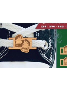 Σετ των 2 Intra απο ξύλο plywood 3mm-4mm πάχος - Γάντια Κορδόνια Ετικέτες Laser Cut  Δίασταση 20x20 cm INTRAFABR-112295228