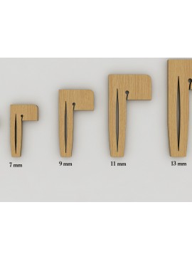 Σετ των 2 Intra απο ξύλο plywood 3mm-4mm πάχος - Καρφίτσες Glowforge Lightburn Honeycomb  Δίασταση 30x20 cm INTRAFABR-60986295