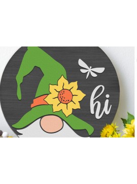 Σετ των 3 Intra απο ξύλο plywood 3mm-4mm πάχος - Gnome Hi , Πολυεπίπεδο  κοπής πινακίδων πόρτας Δίασταση 4x4 cm INTRAFABR-118358846