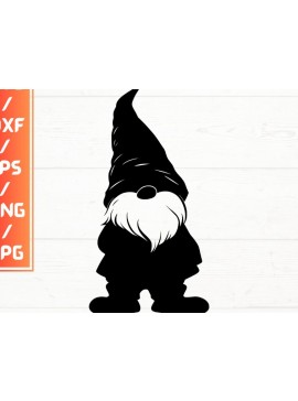 Σετ των 2 Intra απο ξύλο plywood 3mm-4mm πάχος - Gnome , DXF, EPS, JPG, PNG Δίασταση 20x20 cm INTRAFABR-115723068