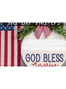 Intra απο ξύλο plywood 3mm-4mm πάχος - God Bless America Door  Δίασταση 30x20 cm INTRAFABR-117243513