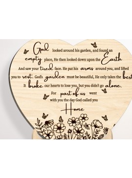 Σετ των 2 Intra απο ξύλο plywood 3mm-4mm πάχος - God's Garden Stand Decor Laser Cut  Δίασταση 20x20 cm INTRAFABR-100247356