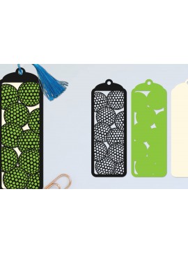 Σετ των 2 Intra απο ξύλο plywood 3mm-4mm πάχος - Μπάλα του γκολφ σελιδοδείκτης Papercut  Δίασταση 5x20 cm INTRAFABR-97228695