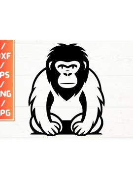 Σετ των 2 Intra απο ξύλο plywood 3mm-4mm πάχος - Gorilla , DXF, EPS, JPG, PNG Δίασταση 20x20 cm INTRAFABR-115721967