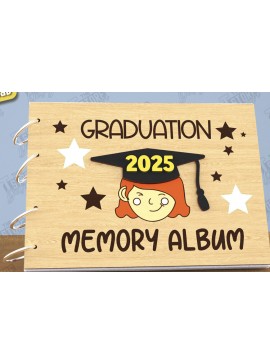 Σετ των 3 Intra απο ξύλο plywood 3mm-4mm πάχος - Εξώφυλλο άλμπουμ αποφοίτησης | Βιβλίο επισκεπτών Grad Δίασταση 20x20 cm INTRAFABR-118747376