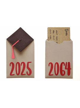 Σετ των 2 Intra απο ξύλο plywood 3mm-4mm πάχος - Κάτοχος δωροκάρτας Graduation Cap  Δίασταση 30x20 cm INTRAFABR-25127673