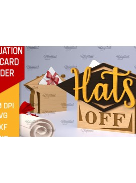 Σετ των 2 Intra απο ξύλο plywood 3mm-4mm πάχος - Δωροθήκη αποφοίτησης με λέιζερ Δίασταση 30x20 cm INTRAFABR-96203104