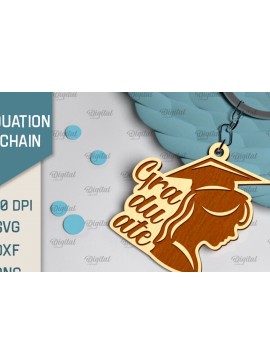 Σετ των 3 Intra απο ξύλο plywood 3mm-4mm πάχος - Λέιζερ Μπρελόκ Αποφοίτησης. Μπρελόκ  Δίασταση 4x4 cm INTRAFABR-96275911