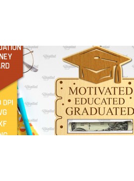 Σετ των 2 Intra απο ξύλο plywood 3mm-4mm πάχος - Κάρτα αποφοίτησης με λέιζερ Δίασταση 30x20 cm INTRAFABR-95171928