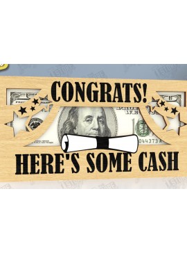 Σετ των 2 Intra απο ξύλο plywood 3mm-4mm πάχος - Κάτοχος Χρημάτων Αποφοίτησης | Grad 2025 |CNC Δίασταση 20x20 cm INTRAFABR-118829555