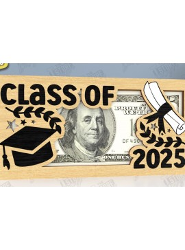 Σετ των 2 Intra απο ξύλο plywood 3mm-4mm πάχος - Κάτοχος Χρημάτων Αποφοίτησης | Grad 2025 |CNC Δίασταση 20x20 cm INTRAFABR-118829561