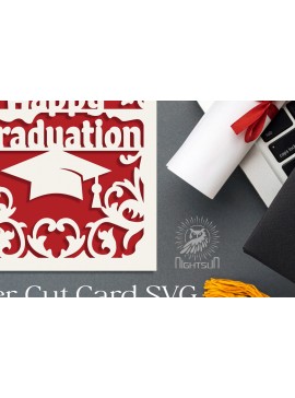 Σετ των 2 Intra απο ξύλο plywood 3mm-4mm πάχος - Κάρτα αποφοίτησης  Δίασταση 20x20 cm INTRAFABR-70828566