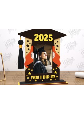 Σετ των 2 Intra απο ξύλο plywood 3mm-4mm πάχος - Κορνίζα αποφοίτησης | Επιτραπέζια φωτογραφία Δίασταση 20x25 cm INTRAFABR-118675766