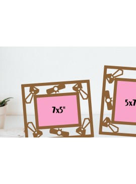 Σετ των 3 Intra απο ξύλο plywood 3mm-4mm πάχος - Αποφοίτηση Κορνίζες φωτογραφιών κομμένα αρχεία Δίασταση 5x7 cm INTRAFABR-123087573