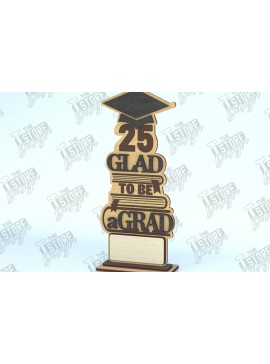 Intra απο ξύλο plywood 3mm-4mm πάχος - Graduation Tassel Holder|Αποφοίτηση 2025 Δίασταση 30x20 cm INTRAFABR-117800238