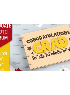 Σετ των 2 Intra απο ξύλο plywood 3mm-4mm πάχος - Αποφοίτηση Ξύλινο άλμπουμ φωτογραφιών με λέιζερ Δίασταση 30x20 cm INTRAFABR-97084283