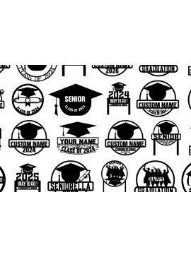 Intra απο ξύλο plywood 3mm-4mm πάχος - Graduation,Graduation METAL Custom Grad. Δίασταση 40x50 cm INTRAFABR-100495740