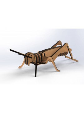 Σετ των 2 Intra απο ξύλο plywood 3mm-4mm πάχος - Αρχεία λέιζερ Grasshopper 3D Animal  Δίασταση 20x20 cm INTRAFABR-79733315