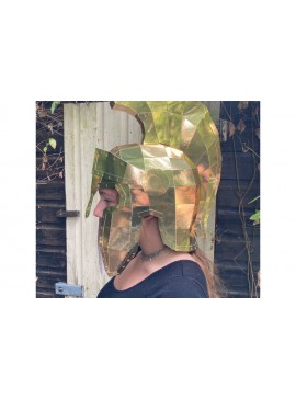 Σετ των 2 Intra απο ξύλο plywood 3mm-4mm πάχος - Ελληνικό κράνος Δίασταση 30x20 cm INTRAFABR-111284654