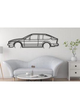 Intra απο ξύλο plywood 3mm-4mm πάχος - GTV6 Car Silhouette, Car Model Art Wall Art Δίασταση 40x50 cm INTRAFABR-110085282