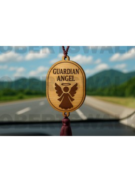 Σετ των 3 Intra απο ξύλο plywood 3mm-4mm πάχος - Κρεμάστρα αυτοκινήτου Guardian Angel –  Δίασταση 4x4 cm INTRAFABR-124433595