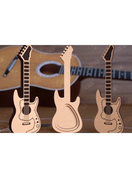 Σετ των 2 Intra απο ξύλο plywood 3mm-4mm πάχος - Θήκη επιλογής κιθάρας | Pick Box | Ιδέα δώρου Δίασταση 20x20 cm INTRAFABR-112698805