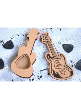 Σετ των 2 Intra απο ξύλο plywood 3mm-4mm πάχος - Θήκη κιθάρας |Θήκη επιλογής| Pick Box Δίασταση 20x20 cm INTRAFABR-113863184