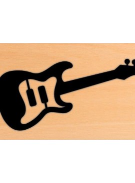 Intra απο ξύλο plywood 3mm-4mm πάχος - Κιθάρες Μουσική Ξύλινη Τέχνη τοίχου Δίασταση 40x50 cm INTRAFABR-70872815