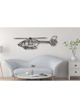 Σετ των 2 Intra απο ξύλο plywood 3mm-4mm πάχος - H145 Aircraft Laser Cut Silhouette Dxf Δίασταση 20x20 cm INTRAFABR-113662033