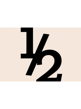 Σετ των 3 Intra απο ξύλο plywood 3mm-4mm πάχος - Halfway to One Cake Topper  - 6 μήνες Δίασταση 4x4 cm INTRAFABR-107462136