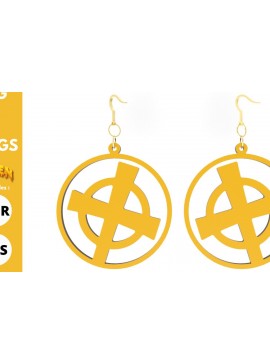 Σετ των 3 Intra απο ξύλο plywood 3mm-4mm πάχος - Σκουλαρίκια 3 ειδών Halloween | Κοπή χαρτιού Δίασταση 3x3 cm INTRAFABR-79223466